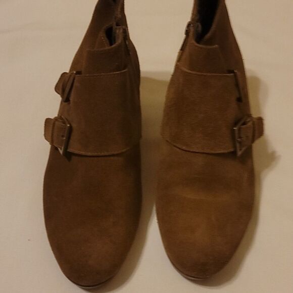 Munro brown wedge booties size 8 - Picture 2 of 7